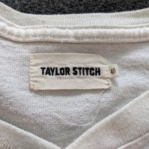 Taylor Stitch Heavy Bag Henley - Natural